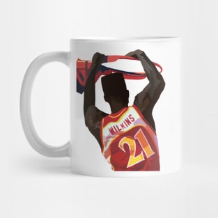 Dominique Wilkins of the Atlanta Hawks Mug